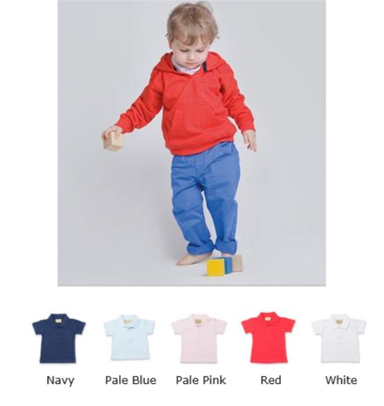 Larkwood LW040T Baby/toddler Polo Shirt